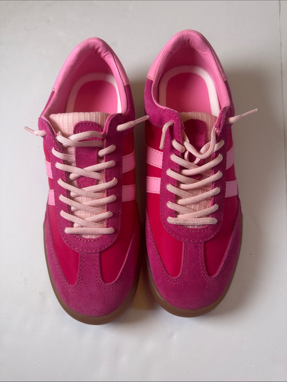 Steve Madden Hot Pink and Light Pink Women's Sneakers